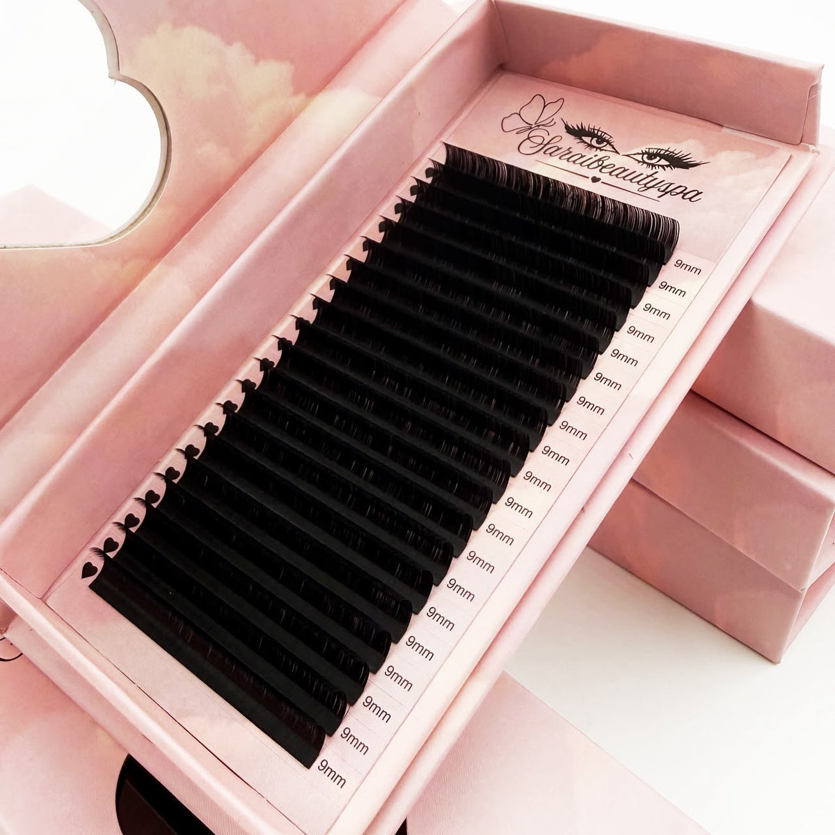 0.3 CC Ultra black Lash Trays