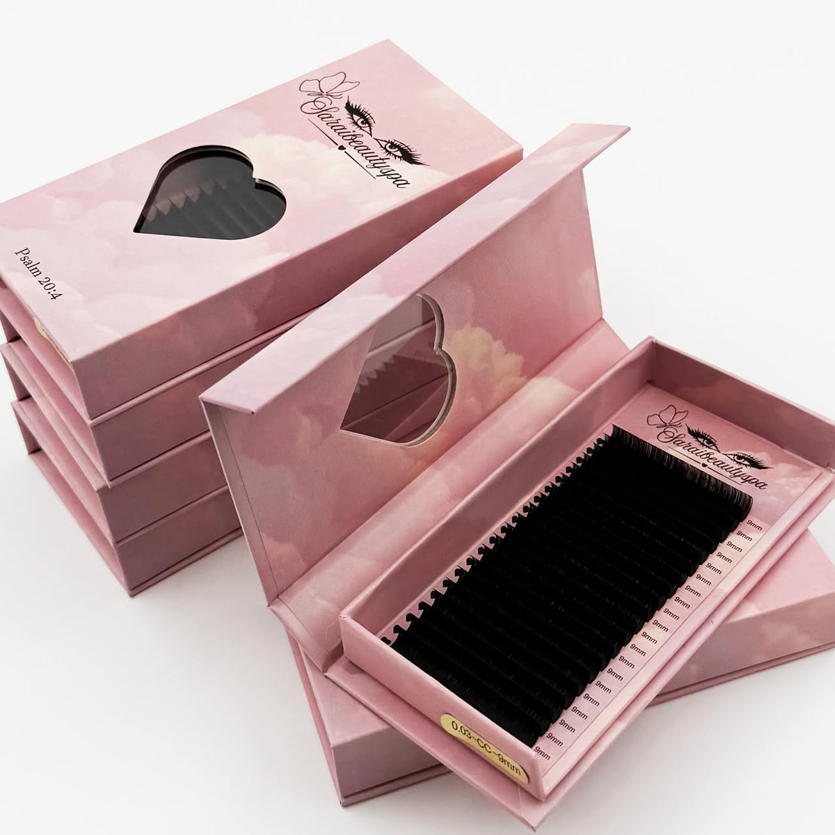 0.3 CC Ultra black Lash Trays