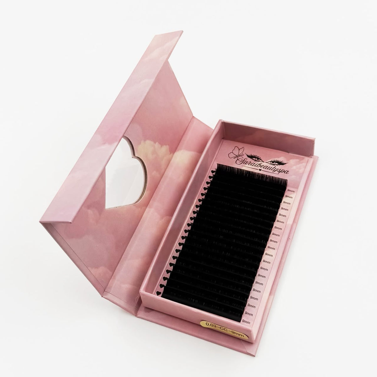 0.3 CC Ultra black Lash Trays